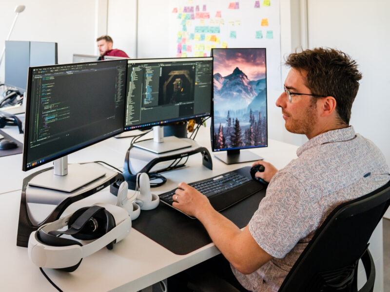 Sébastien, ingénieur et développeur en réalité virtuelle chez PIX-FACTORY